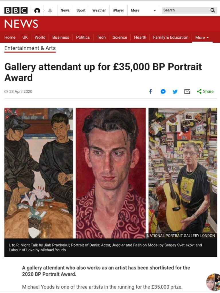 BP Portrait Award 2020 Winners